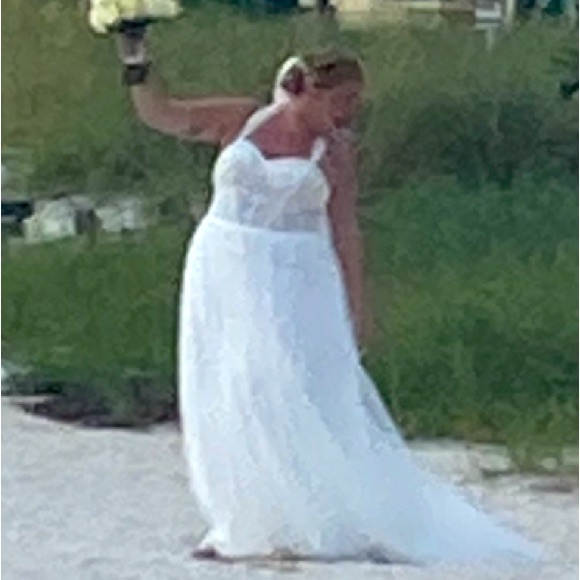 David’s Bridal wedding dress. Size 18W - Picture 2 of 16